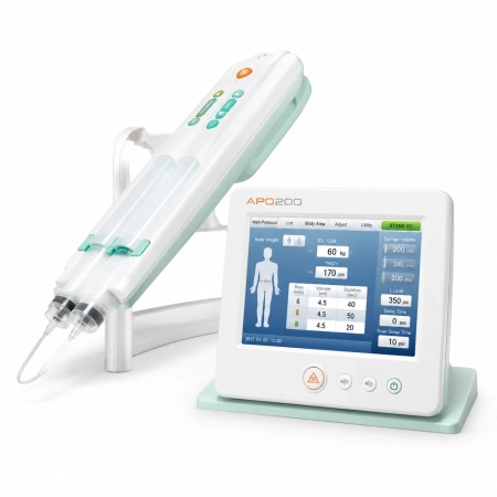 انژکتور تزریق ماده حاجب دو سرنگ سی‌تی‌اسکن مدل APO200 از APOLLO RT